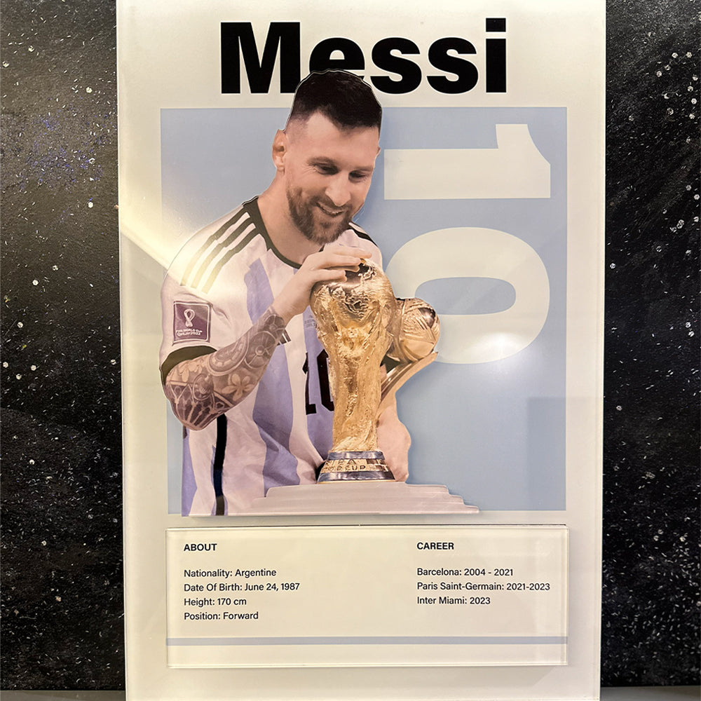 Messi Acrylic Poster